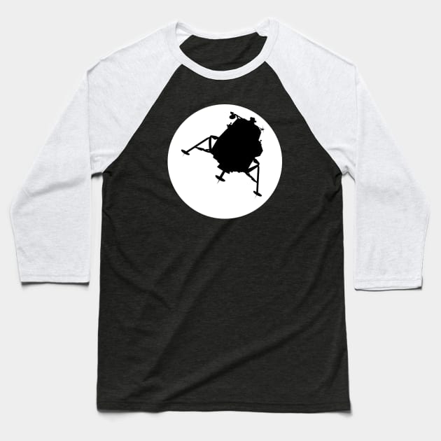 Lunar Module Baseball T-Shirt by MrK Shirts